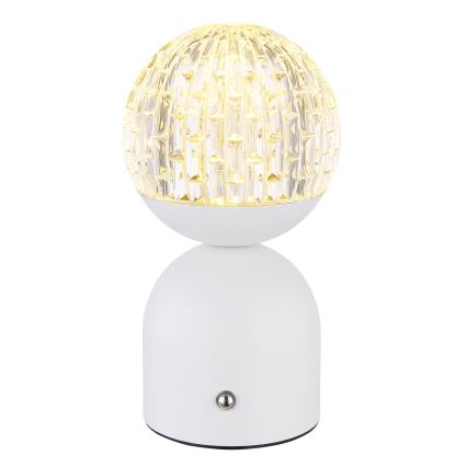 Globo - LED Stmívatelná dotyková stolní lampa LED/2,5W/3,7V 2700/4000/65000K 1800 mAh USB bílá