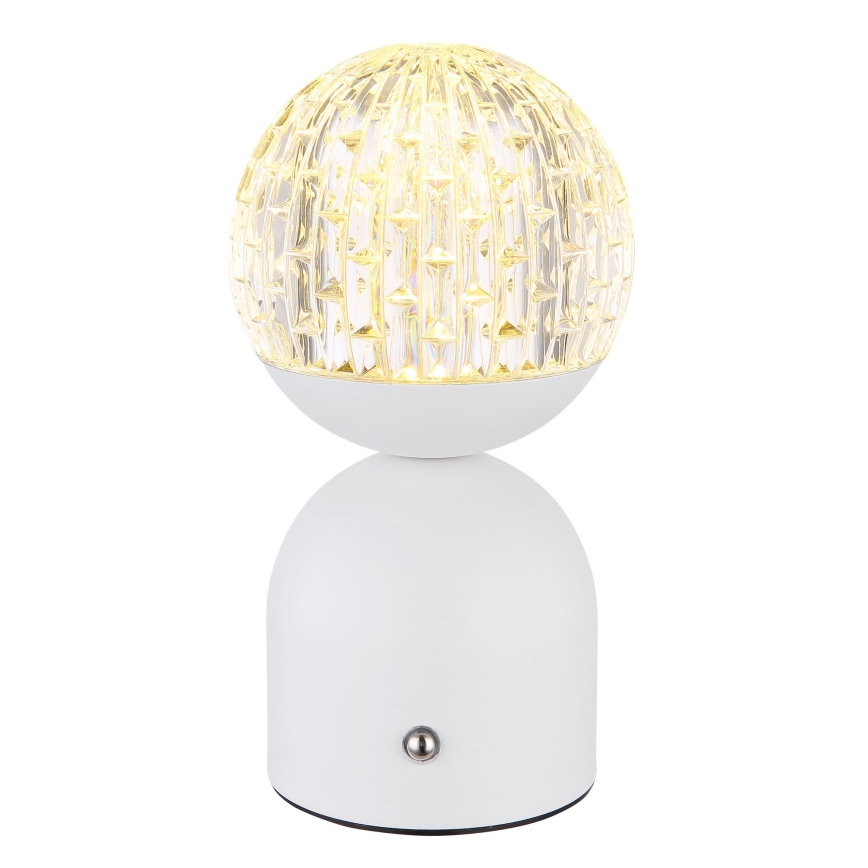 Globo - LED Stmívatelná dotyková stolní lampa LED/2,5W/3,7V 2700/4000/65000K 1800 mAh USB bílá
