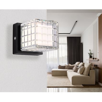 Globo - LED Stmívatelná dotyková stolní lampa LED/2,5W/3,7V 2700K/4000K/6500K 1800 mAh USB černá