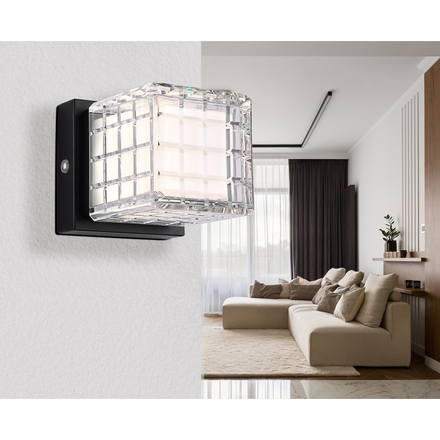 Globo - LED Stmívatelná dotyková stolní lampa LED/2,5W/3,7V 2700K/4000K/6500K 1800 mAh USB černá
