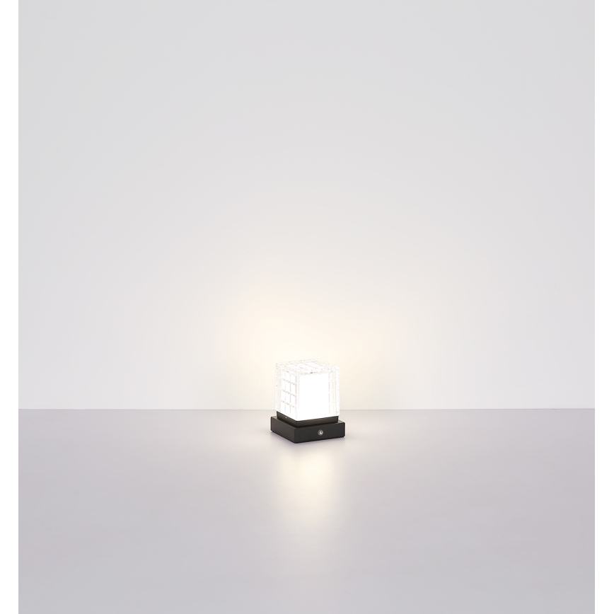 Globo - LED Stmívatelná dotyková stolní lampa LED/2,5W/3,7V 2700K/4000K/6500K 1800 mAh USB černá