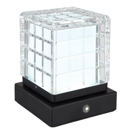 Globo - LED Stmívatelná dotyková stolní lampa LED/2,5W/3,7V 2700K/4000K/6500K 1800 mAh USB černá