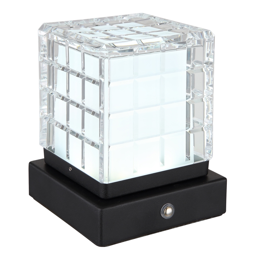 Globo - LED Stmívatelná dotyková stolní lampa LED/2,5W/3,7V 2700K/4000K/6500K 1800 mAh USB černá