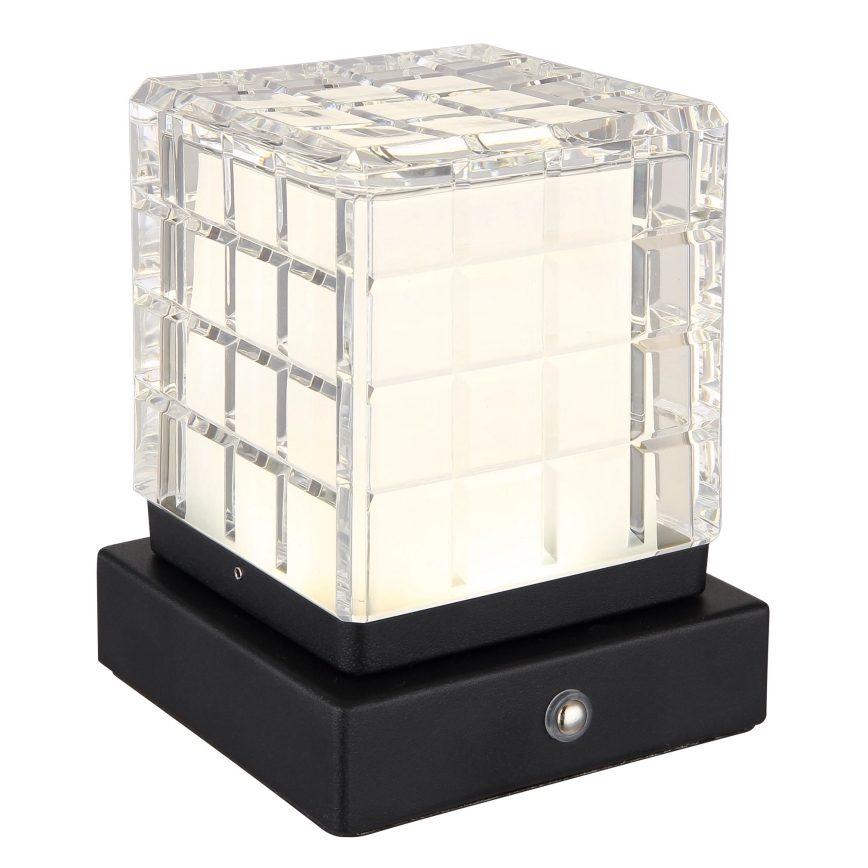 Globo - LED Stmívatelná dotyková stolní lampa LED/2,5W/3,7V 2700K/4000K/6500K 1800 mAh USB černá