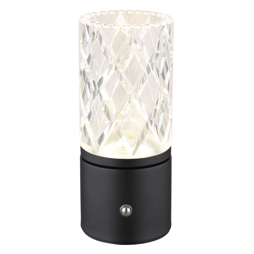 Globo - LED Stmívatelná dotyková stolní lampa LED/2,5W/3,7V 2700K/4000K/6500K 1800 mAh USB černá