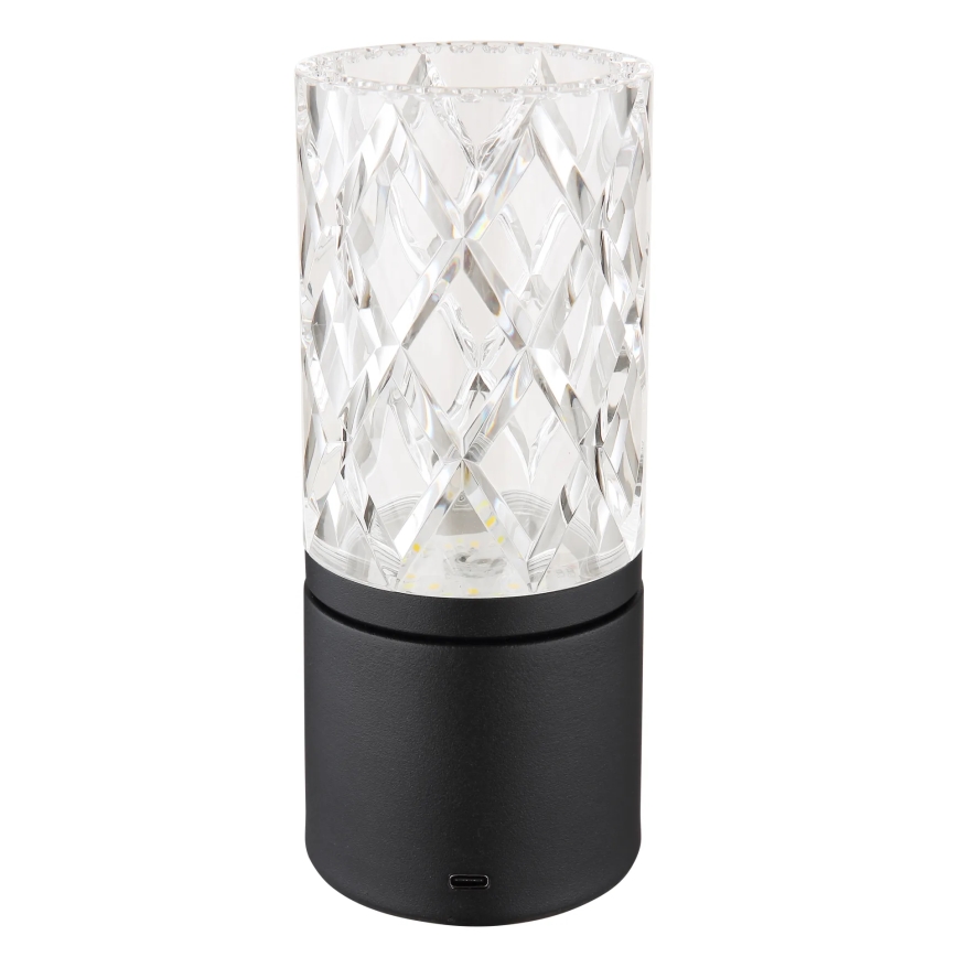 Globo - LED Stmívatelná dotyková stolní lampa LED/2,5W/3,7V 2700K/4000K/6500K 1800 mAh USB černá