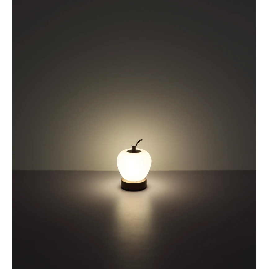 Globo - LED Stmívatelná dotyková stolní lampa LED/2W/3,7V 2700K/4000K/6500K 1200 mAh USB hnědá