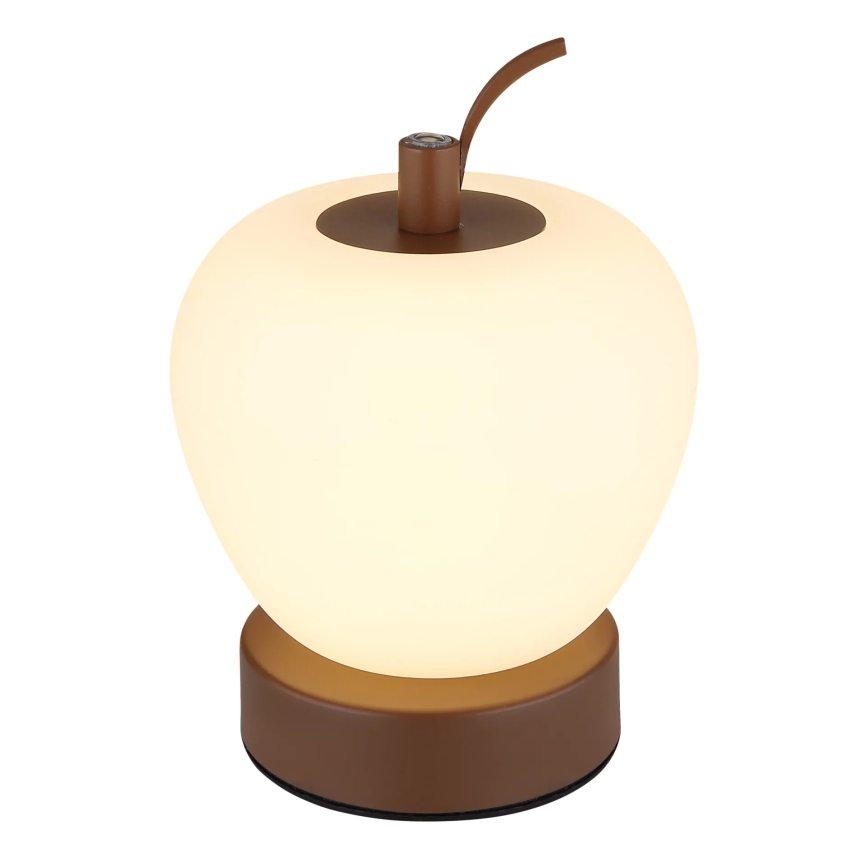 Globo - LED Stmívatelná dotyková stolní lampa LED/2W/3,7V 2700K/4000K/6500K 1200 mAh USB hnědá