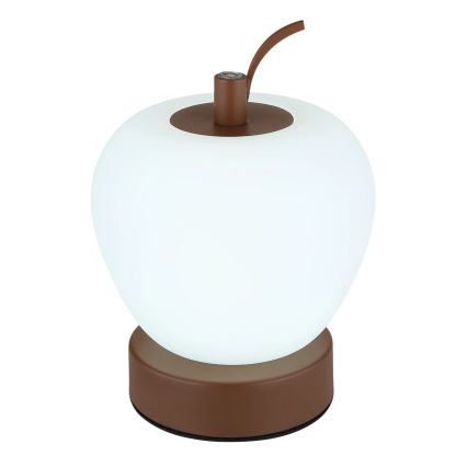 Globo - LED Stmívatelná dotyková stolní lampa LED/2W/3,7V 2700K/4000K/6500K 1200 mAh USB hnědá