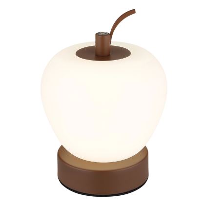 Globo - LED Stmívatelná dotyková stolní lampa LED/2W/3,7V 2700K/4000K/6500K 1200 mAh USB hnědá