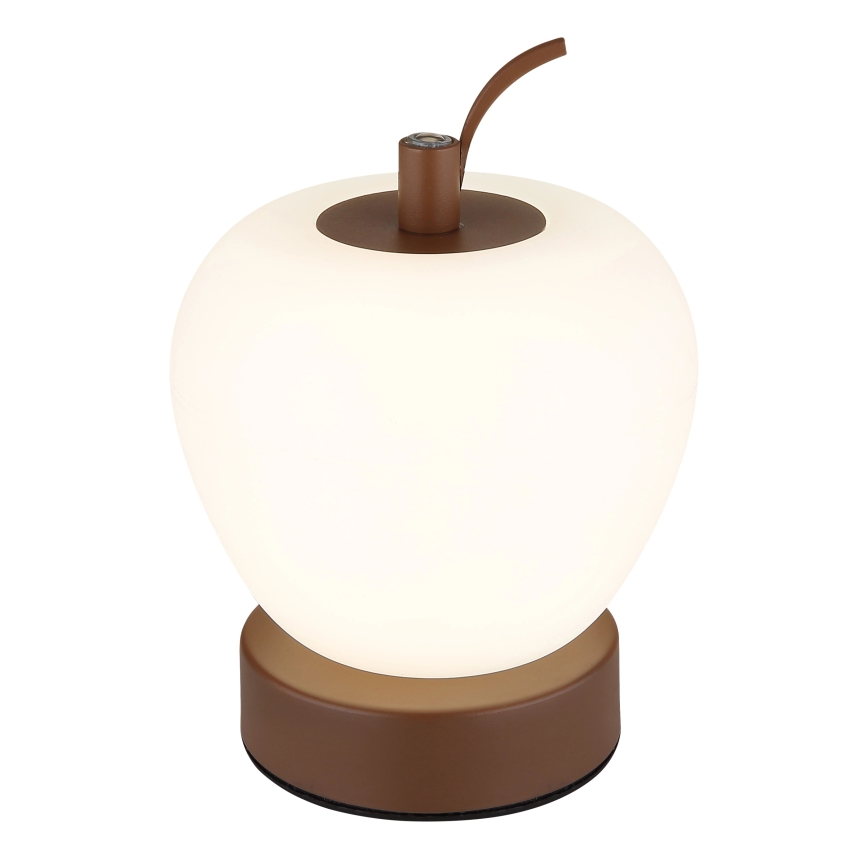 Globo - LED Stmívatelná dotyková stolní lampa LED/2W/3,7V 2700K/4000K/6500K 1200 mAh USB hnědá