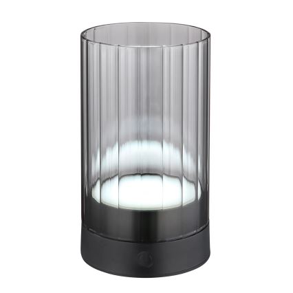 Globo - LED Venkovní stmívatelná nabíjecí dotyková stolní lampa LED/2W/3,7V 2700/4000/6500K 1200mAh IP44 šedá