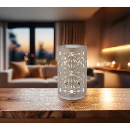 Globo - LED RGB Dotyková nabíjecí stolní lampa LED/1W/5V 500 mAh hnědá