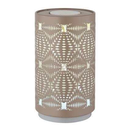 Globo - LED RGB Dotyková nabíjecí stolní lampa LED/1W/5V 500 mAh hnědá