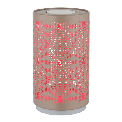 Globo - LED RGB Dotyková nabíjecí stolní lampa LED/1W/5V 500 mAh hnědá