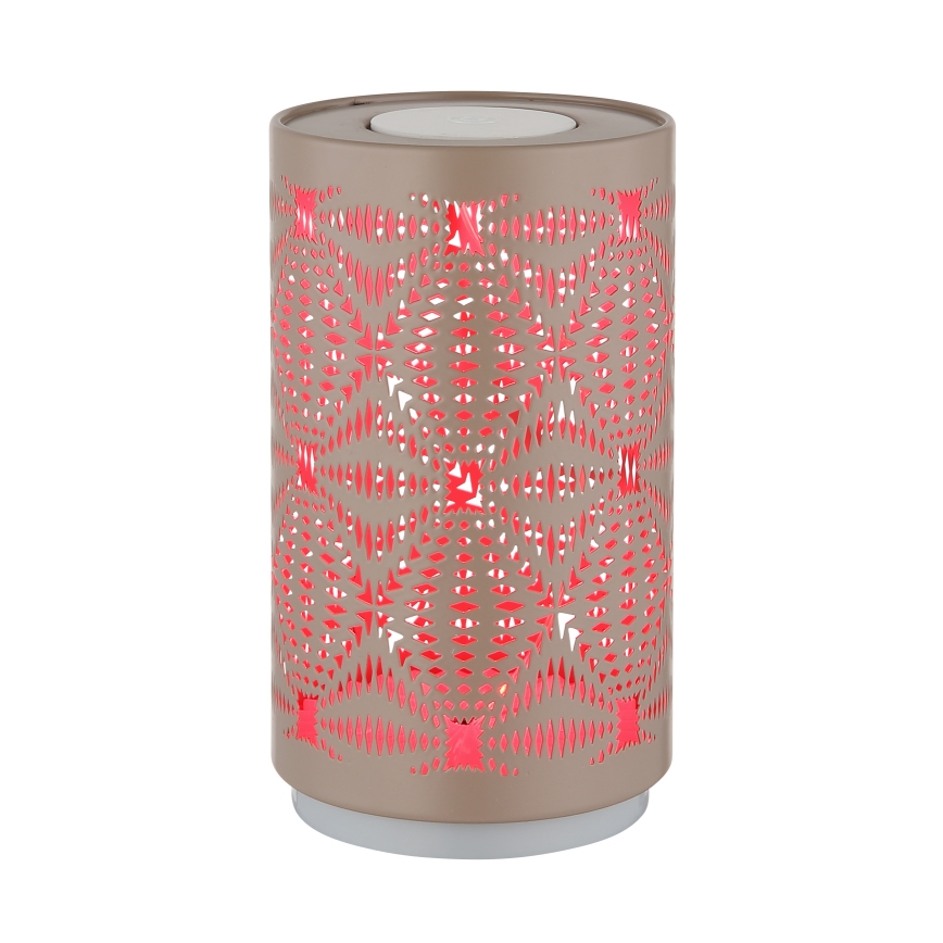 Globo - LED RGB Dotyková nabíjecí stolní lampa LED/1W/5V 500 mAh hnědá