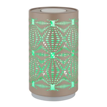 Globo - LED RGB Dotyková nabíjecí stolní lampa LED/1W/5V 500 mAh hnědá
