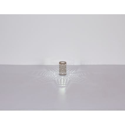 Globo - LED RGB Dotyková nabíjecí stolní lampa LED/1W/5V 500 mAh hnědá