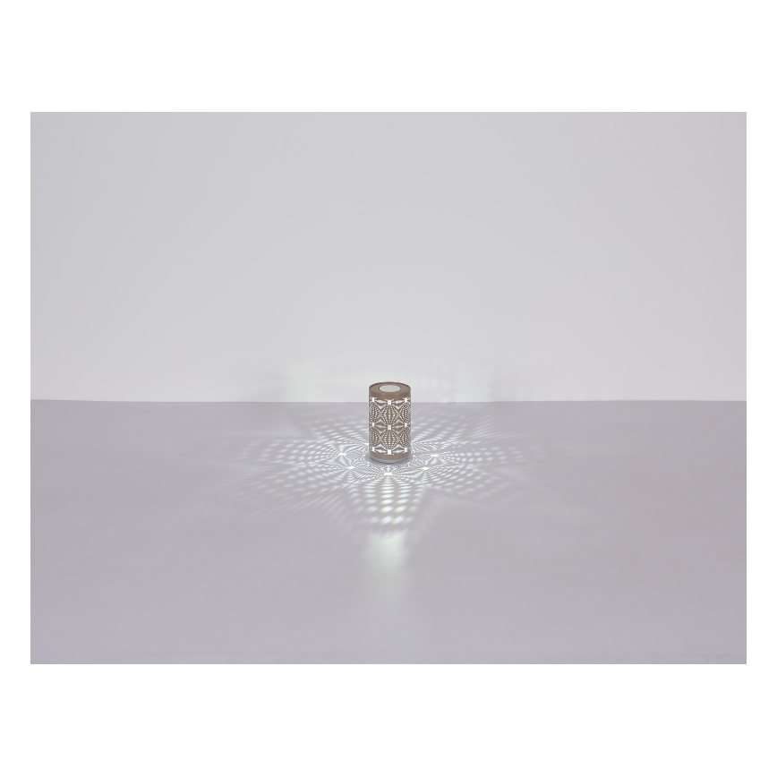 Globo - LED RGB Dotyková nabíjecí stolní lampa LED/1W/5V 500 mAh hnědá