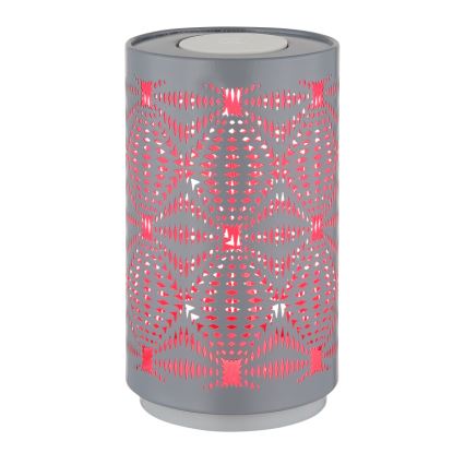 Globo - LED RGB Dotyková nabíjecí stolní lampa LED/1W/5V 500 mAh šedá