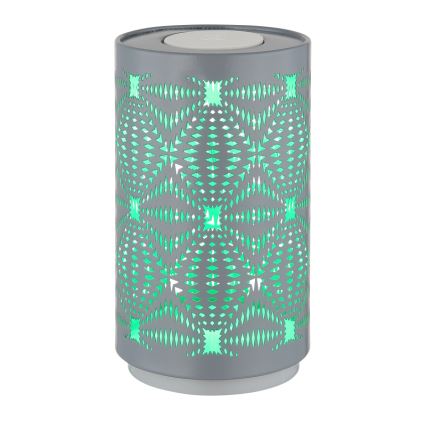 Globo - LED RGB Dotyková nabíjecí stolní lampa LED/1W/5V 500 mAh šedá