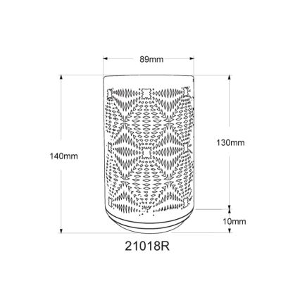 Globo - LED RGB Dotyková nabíjecí stolní lampa LED/1W/5V 500 mAh měděná
