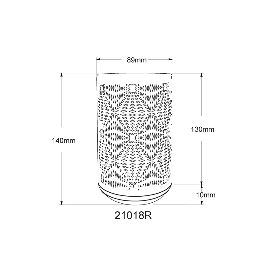 Globo - LED RGB Dotyková nabíjecí stolní lampa LED/1W/5V 500 mAh měděná