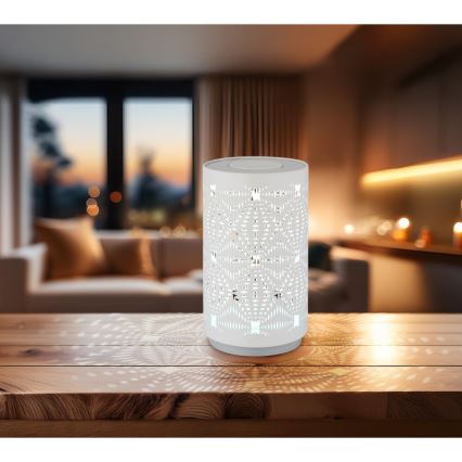 Globo - LED RGB Dotyková nabíjecí stolní lampa LED/1W/5V 500 mAh bílá