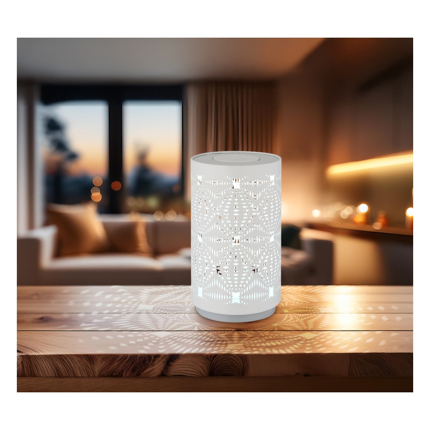 Globo - LED RGB Dotyková nabíjecí stolní lampa LED/1W/5V 500 mAh bílá