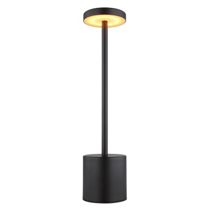 Globo - LED Stmívatelná dotyková stolní lampa LED/1,2W/3,7V 2000K/3500K/7000K 1200 mAh USB černá