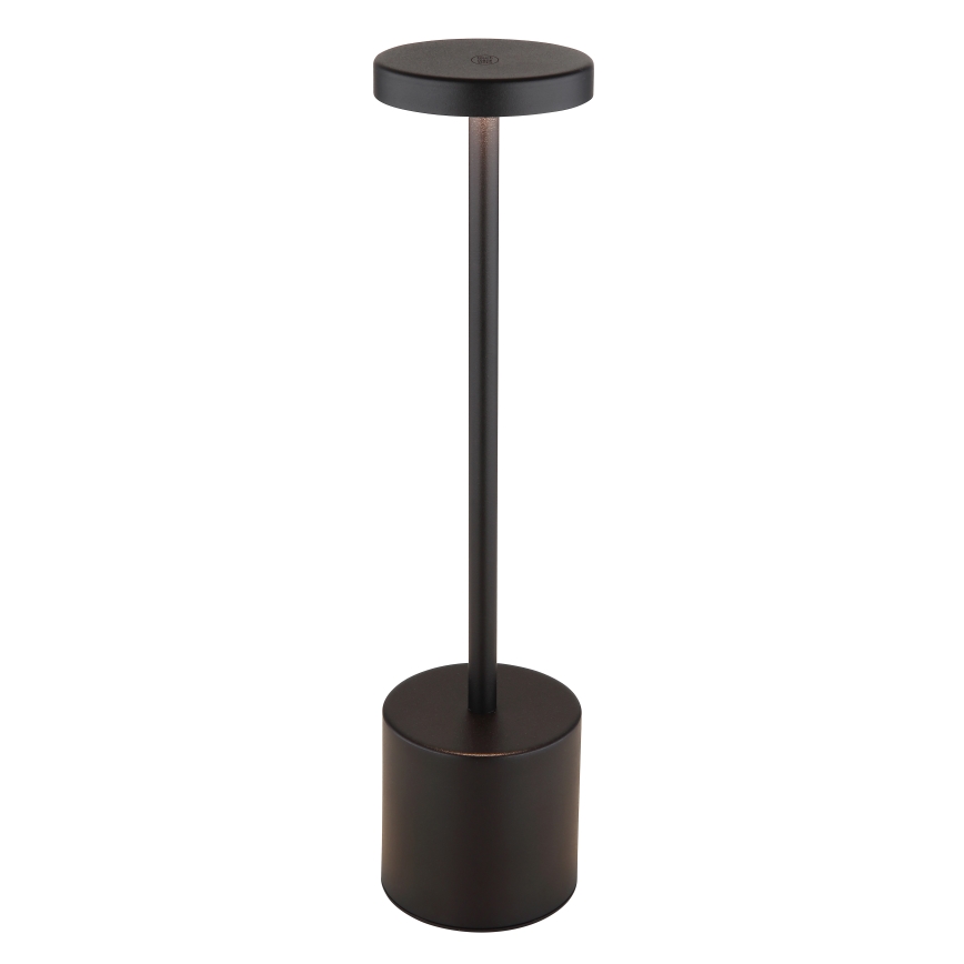 Globo - LED Stmívatelná dotyková stolní lampa LED/1,2W/3,7V 2000K/3500K/7000K 1200 mAh USB černá