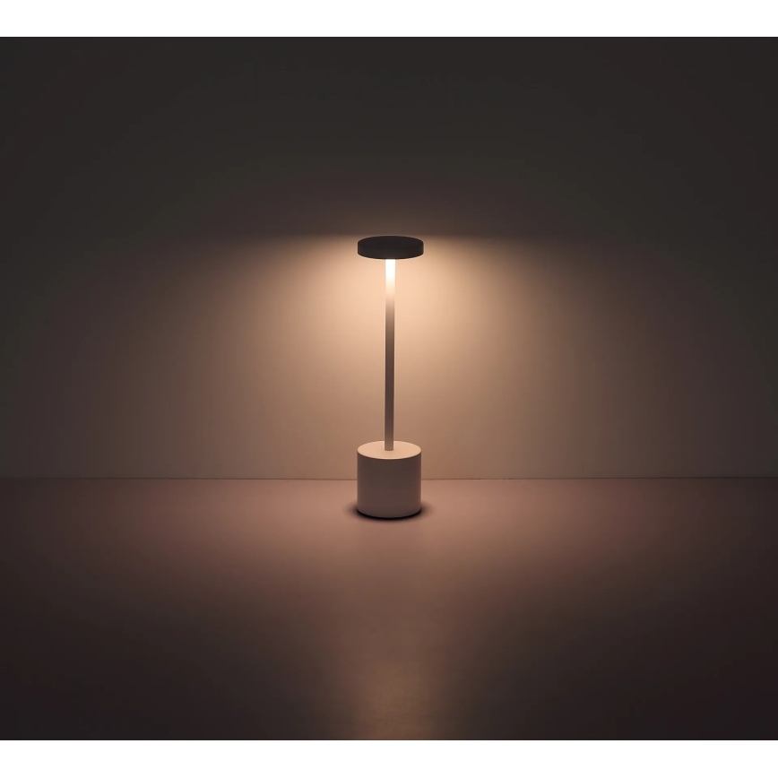 Globo - LED Stmívatelná dotyková stolní lampa LED/1,2W/3,7V 2000K/3500K/7000K 1200 mAh USB bílá