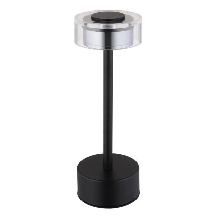 Globo - LED Stmívatelná nabíjecí dotyková stolní lampa LED/2,5W/3,7V 2700/4000/6500K 1800mAh černá