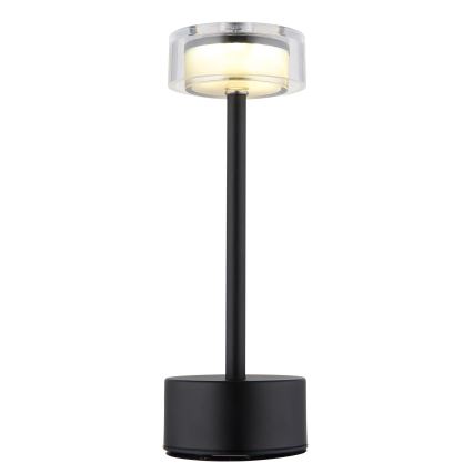 Globo - LED Stmívatelná nabíjecí dotyková stolní lampa LED/2,5W/3,7V 2700/4000/6500K 1800mAh černá