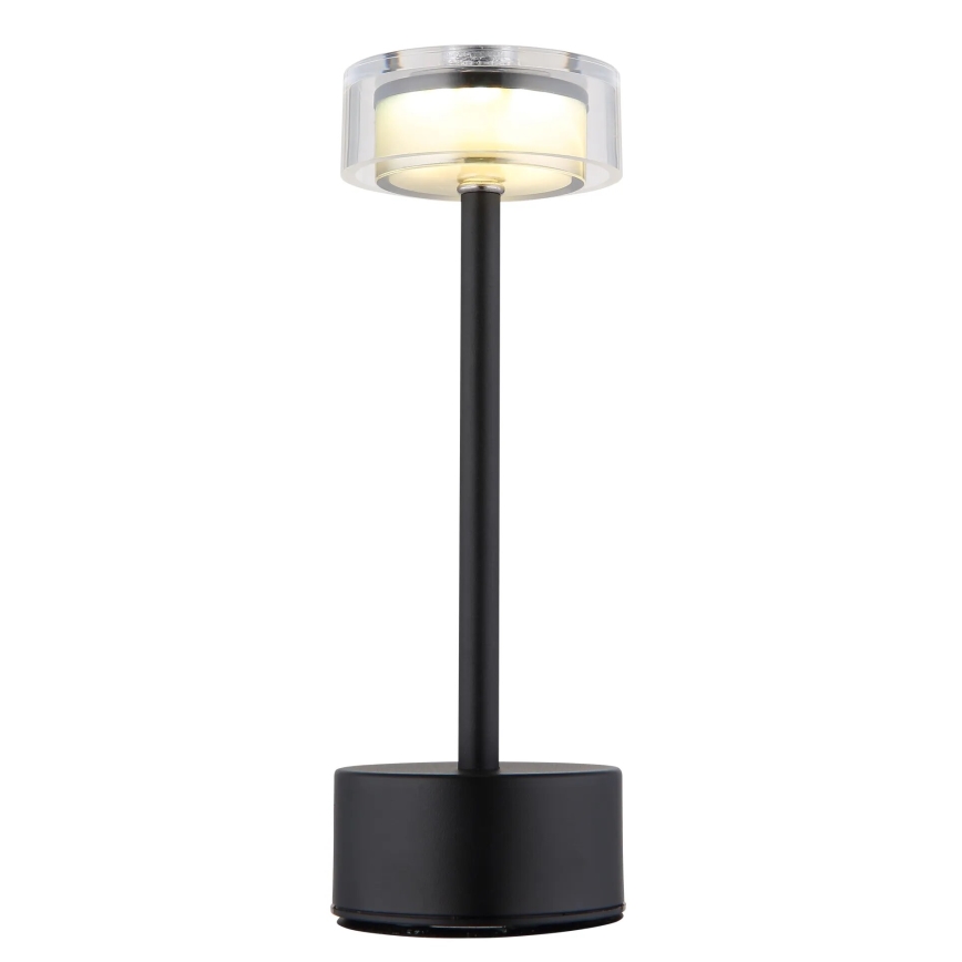 Globo - LED Stmívatelná nabíjecí dotyková stolní lampa LED/2,5W/3,7V 2700/4000/6500K 1800mAh černá