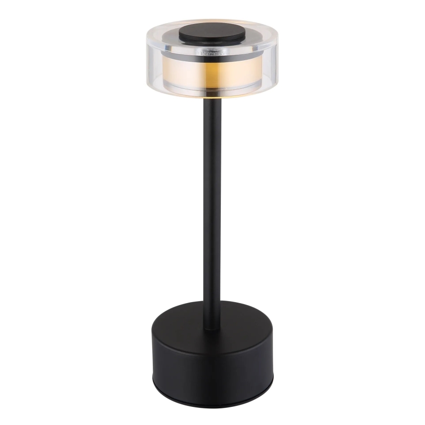 Globo - LED Stmívatelná nabíjecí dotyková stolní lampa LED/2,5W/3,7V 2700/4000/6500K 1800mAh černá