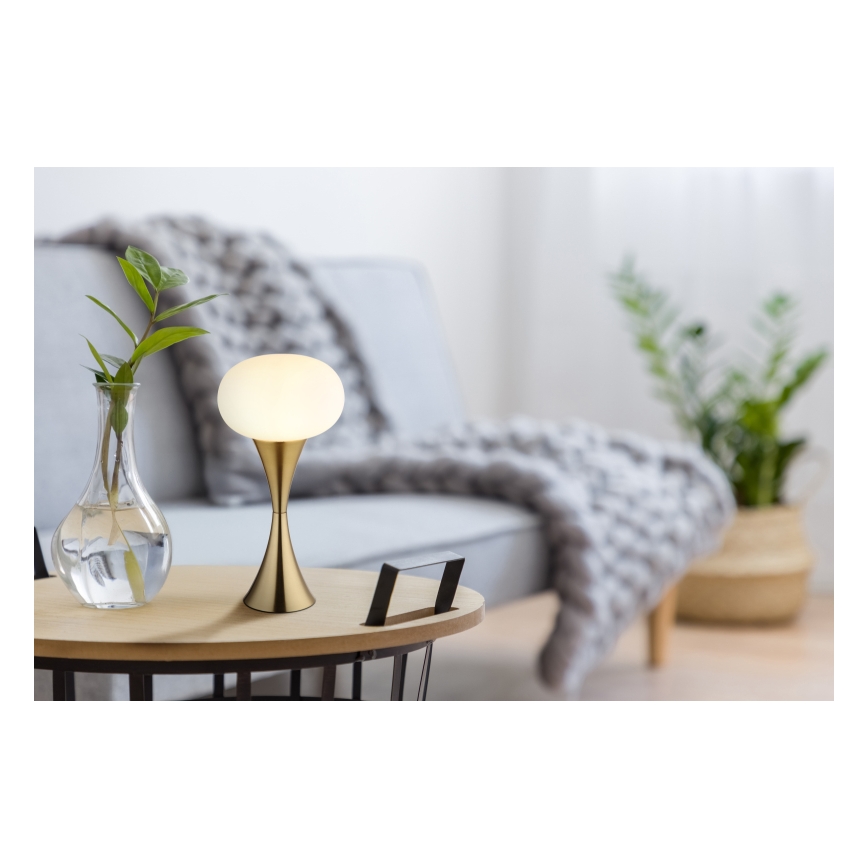 Globo - Stolní lampa 1xE14/25W/230V mosaz
