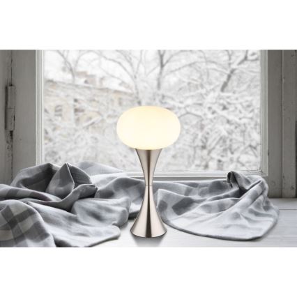 Globo - Stolní lampa 1xE14/25W/230V matný chrom