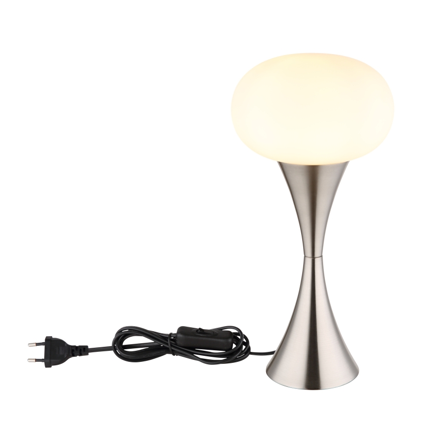 Globo - Stolní lampa 1xE14/25W/230V matný chrom