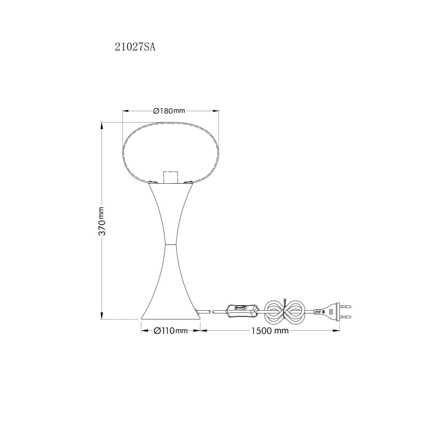Globo - Stolní lampa 1xE14/25W/230V béžová