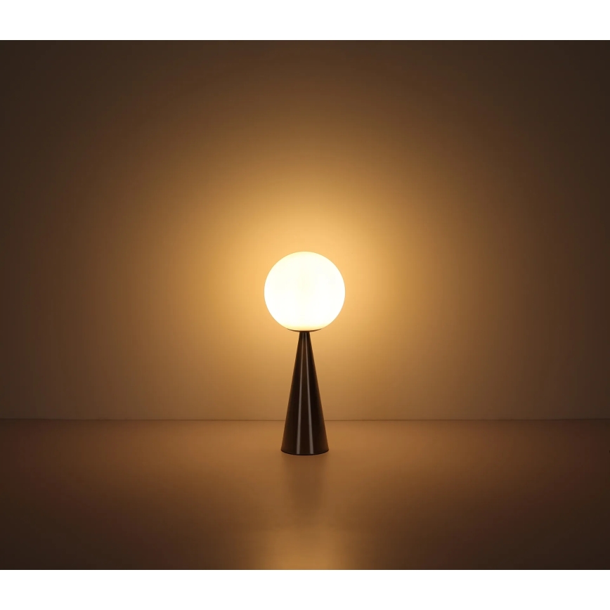 Globo - Stolní lampa 1xE27/40W/230V matný chrom