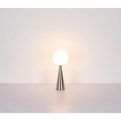 Globo - Stolní lampa 1xE27/40W/230V matný chrom