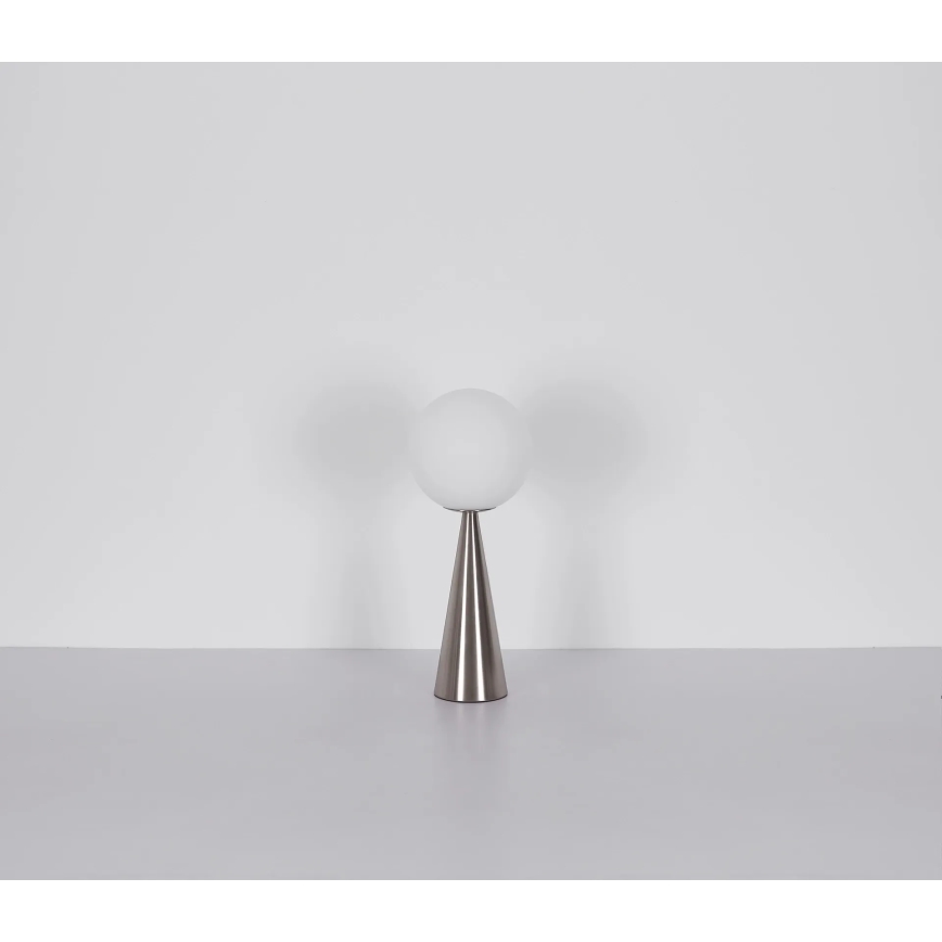 Globo - Stolní lampa 1xE27/40W/230V matný chrom
