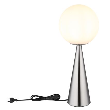Globo - Stolní lampa 1xE27/40W/230V matný chrom