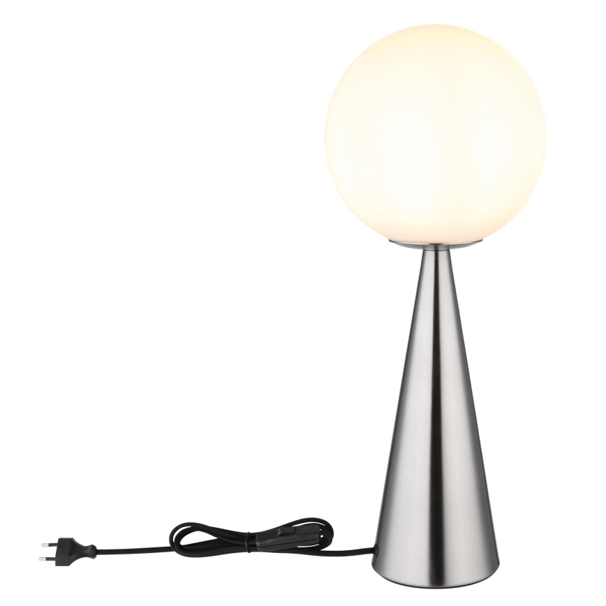 Globo - Stolní lampa 1xE27/40W/230V matný chrom