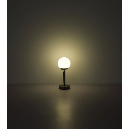 Globo - LED Stmívatelná nabíjecí dotyková stolní lampa LED/2,5W/5V 1800mAh 2700/4000/6500K černá