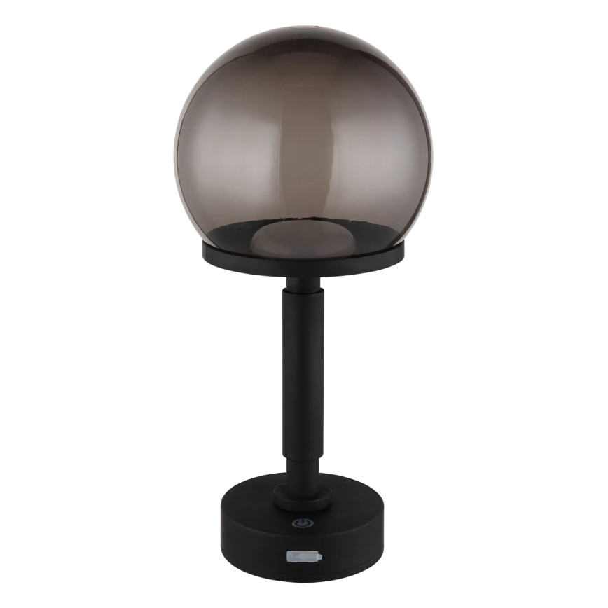 Globo - LED Stmívatelná nabíjecí dotyková stolní lampa LED/2,5W/5V 1800mAh 2700/4000/6500K černá
