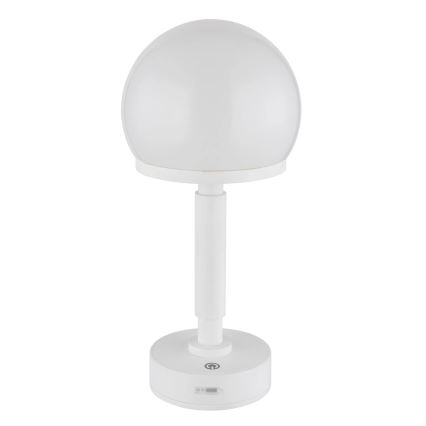 Globo - LED Stmívatelná nabíjecí dotyková stolní lampa LED/2,5W/5V 1800mAh 2800K bílá