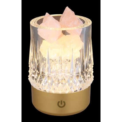 Globo - LED Stmívatelná dotyková stolní lampa LED/1W/5V 3000K 1200 mAh zlatá