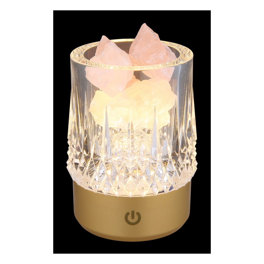 Globo - LED Stmívatelná dotyková stolní lampa LED/1W/5V 3000K 1200 mAh zlatá